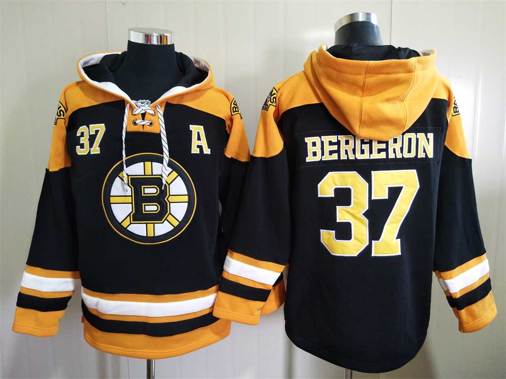 Boston Bruins 37 Patrice Bergeron Black All Stitched Pullover Hoodie,We sell and wholesale Boston Bruins 37 Patrice Bergeron Black All Stitched Pullover Hoodie on line form chian!